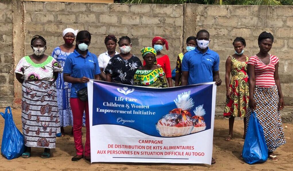 LCCWEI traveled to Agbodrafo, Togo to distribute food supplies