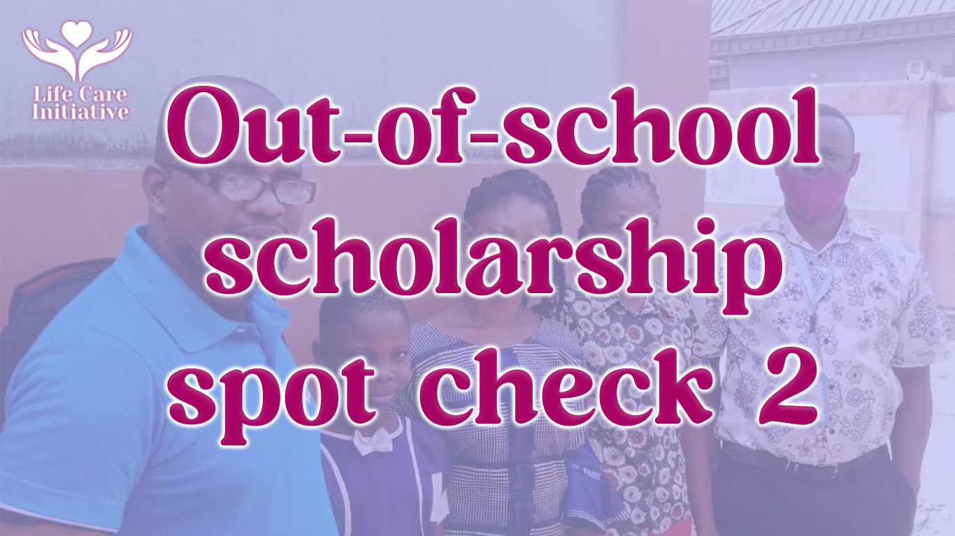 Out-of-school scholarship spot check 2